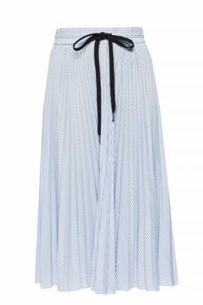Pleated skirt with a striped pattern, zdjęcie 1 Pleated skirt with a striped pattern od Red Valentino